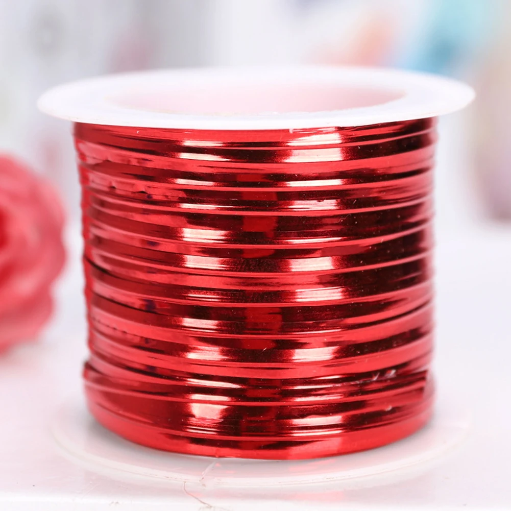 Multicolor TwistWire Tie Food Bread Bag Sealing Tying Twine PET+Metal Material 4mm x 15m Gold/Silver/Red/Green/Blue/Rose Red
Multicolor TwistWire Tie Food Bread Bag Sealing Tying Twine PET+Metal Material 4mm x 15m Gold/Silver/Red/Green/Blue/Rose Red