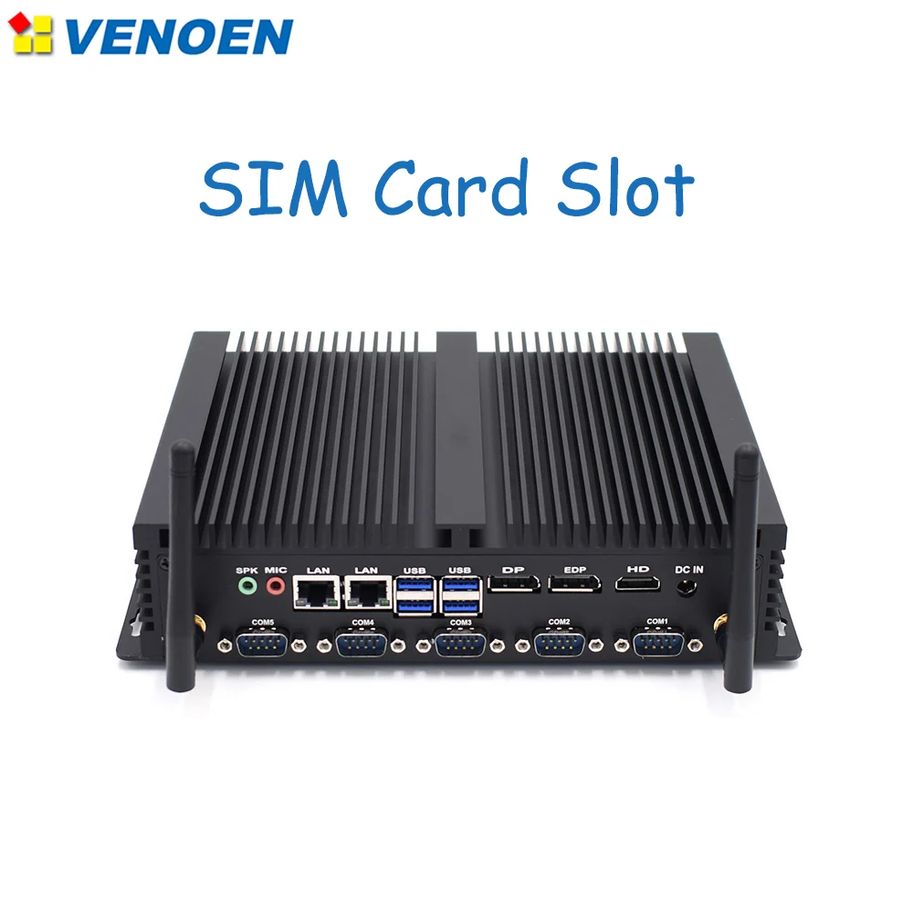 Безвентиляторный 4G Мини-ПК со слотом для SIM-карты 8-й I5 промышленный компьютер IoT проект несколько Com RS232 RS422 RS485 7x24H пассивное охлаждение 
Безвентиляторный 4G Мини-ПК со слотом для SIM-карты 8-й I5 промышленный компьютер IoT проект несколько Com RS232 RS422 RS485 7x24H пассивное охлаждение
