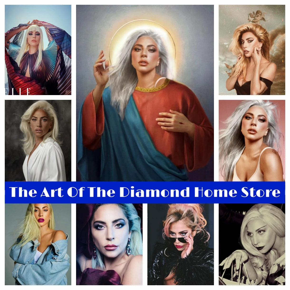 

Lady Gaga 5D DIY AB Diamond Painting Mosaic Famous Singer Photo Art Cross Stitch Rhinestones Handmade Embroidery Home Decor Gift