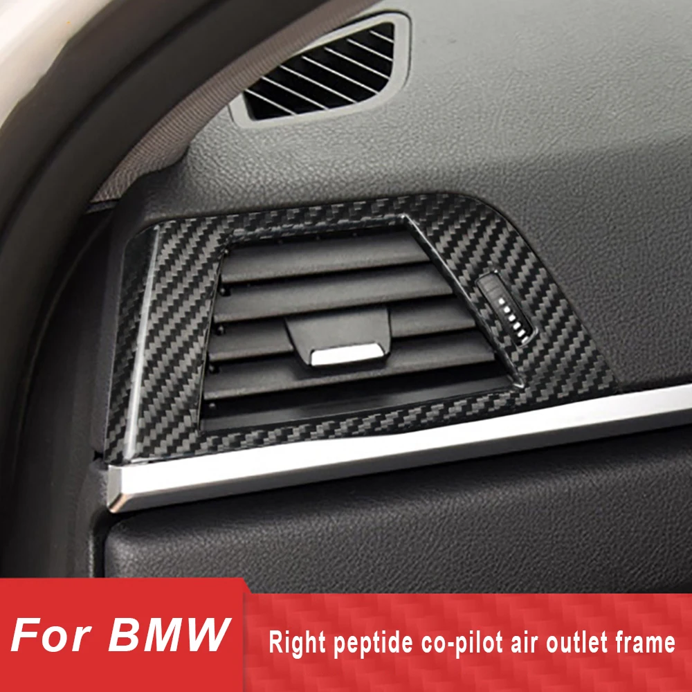 

Правый пептид для BMW 3 серии 4, углеродное волокно, рамка для воздуховыпускного отверстия автомобиля, запчасти для модификации салона автомобиля из углеродного волокна