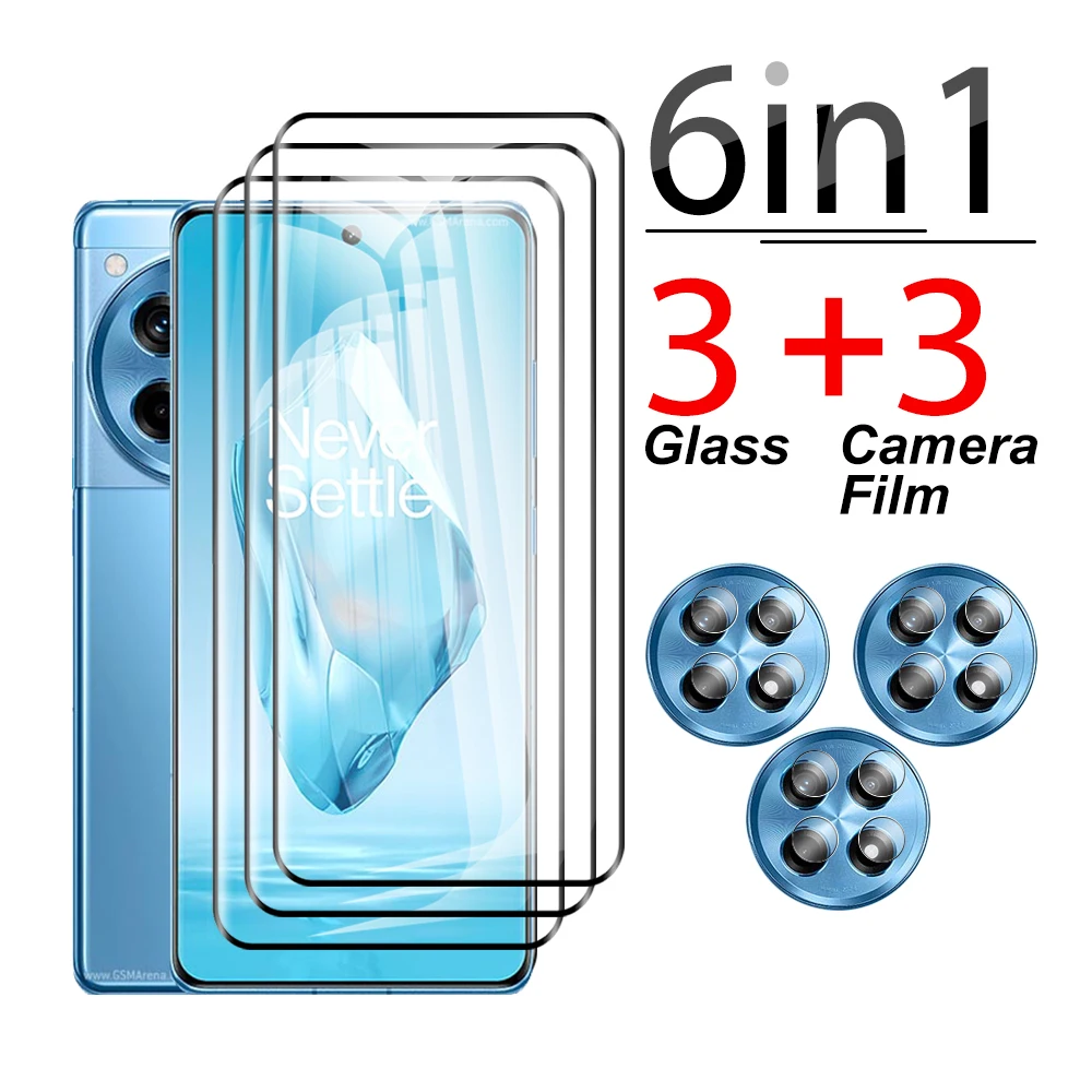 

6in1 HD screen protector For OnePlus 12R 2024 oneplus12 12 r R 12 Camera Glass 6.78 inches 20D 3D Curved protective glass