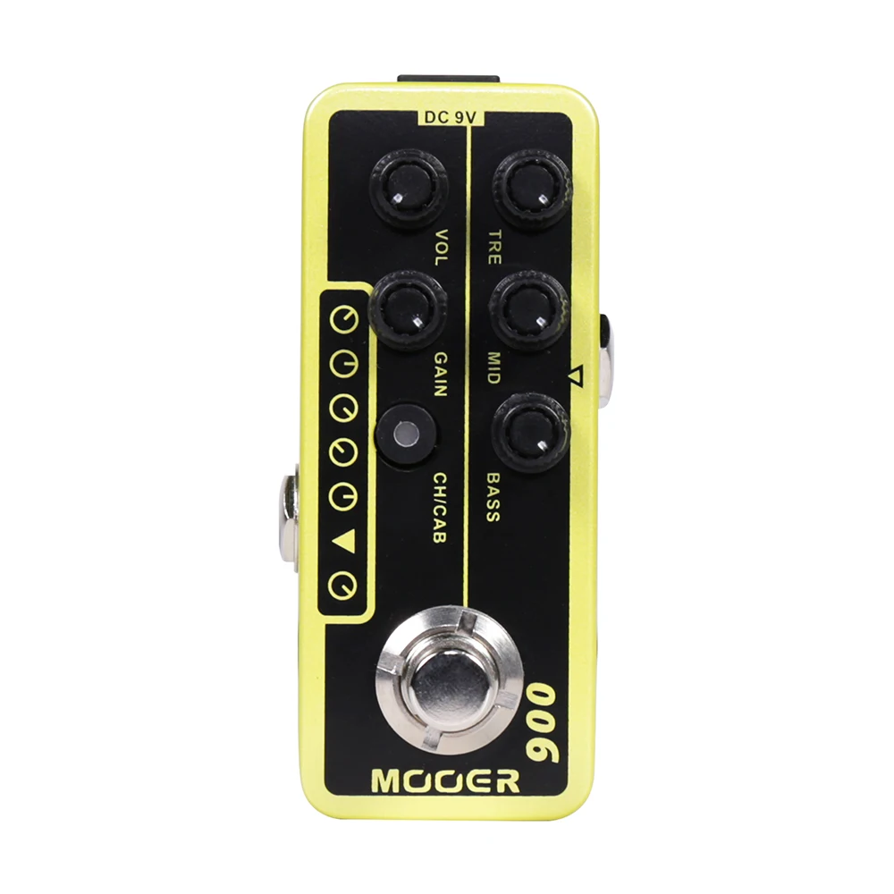 

MOOER 006 US Classic Deluxe Guitar Effect Pedal Digital Preamp American Blues Combo Preamplifier Pedal Guitar Parts Accessories