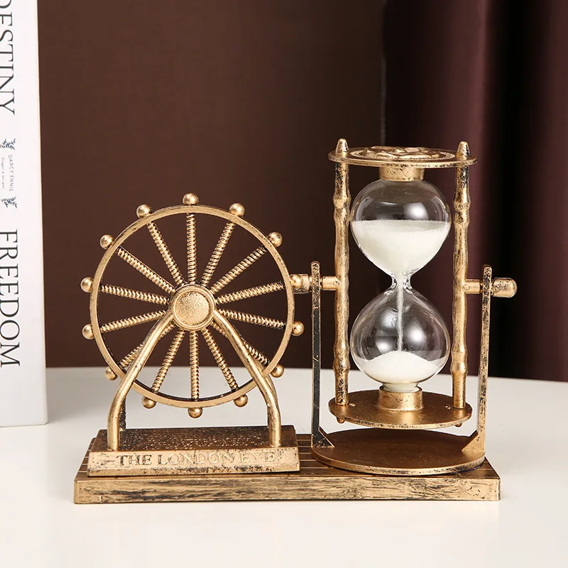 London Eye Ferris wheel hourglass creative student gift retro nostalgic home decoration for men and women birthday gifts
London Eye Ferris wheel hourglass creative student gift retro nostalgic home decoration for men and women birthday gifts