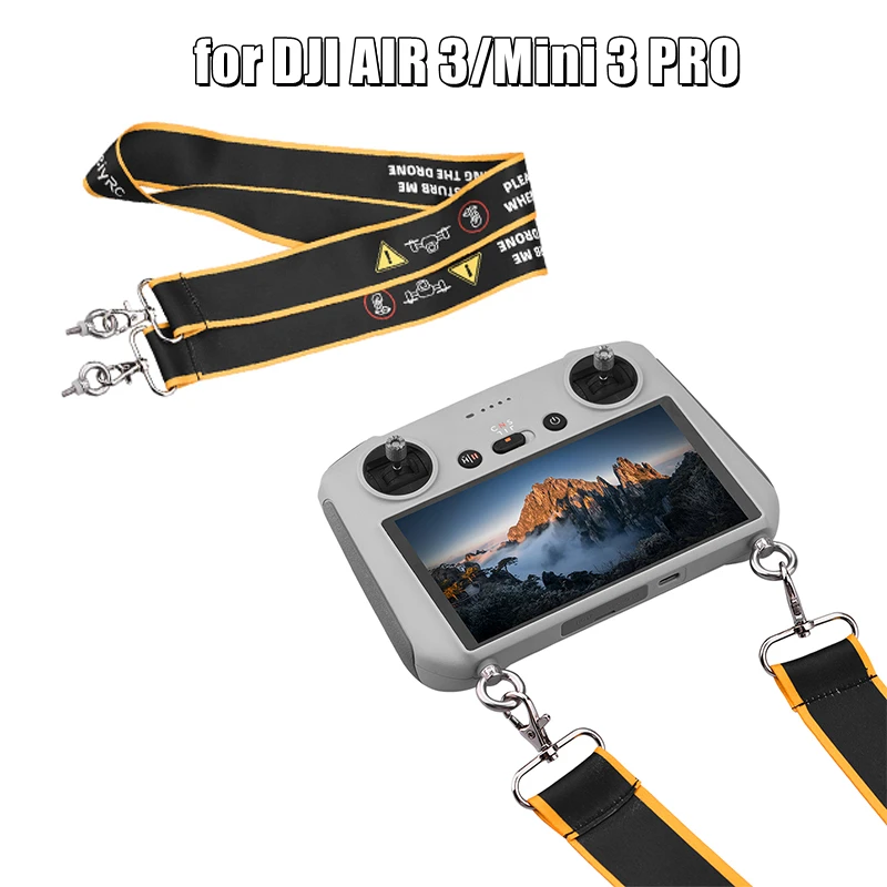 Remote Controller Lanyard for DJI AIR 3/Mini 3 PRO/mini 4 Pro Neck Strap Safety Belt Sling for DJI RC Drone Accessories
Remote Controller Lanyard for DJI AIR 3/Mini 3 PRO/mini 4 Pro Neck Strap Safety Belt Sling for DJI RC Drone Accessories