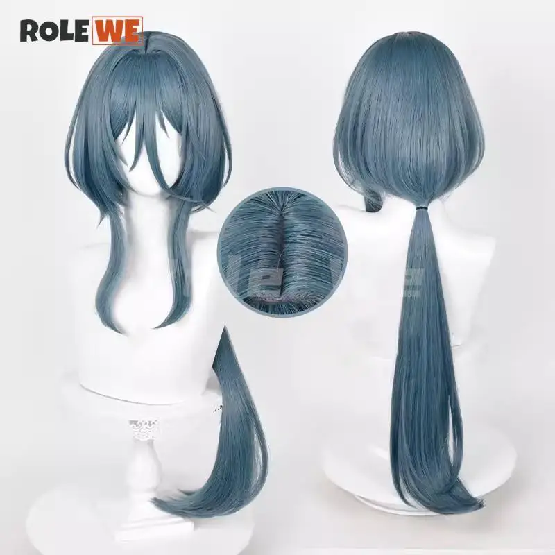 Natasha Cosplay Wig Game Honkai Star Rail Long Dark Blue Gray Heat Resistant Synthetic Hair Anime Cosplay Wigs + Wig Cap
Natasha Cosplay Wig Game Honkai Star Rail Long Dark Blue Gray Heat Resistant Synthetic Hair Anime Cosplay Wigs + Wig Cap