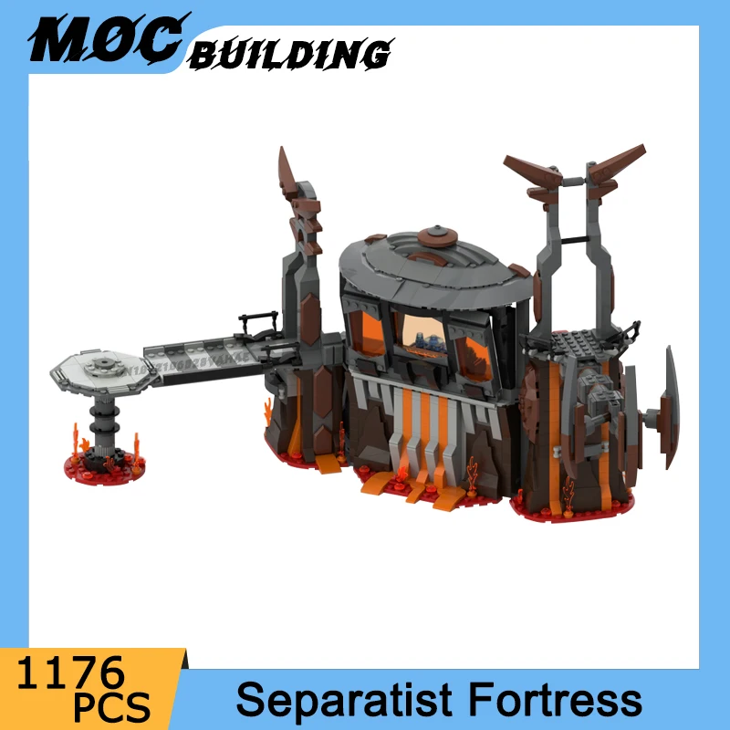 MOC Star Movie Battle Of the Heroes Iconic Scene Model Building Block Mustafar Separatist Fortress Assembled Bricks Boy Toy Gift
MOC Star Movie Battle Of the Heroes Iconic Scene Model Building Block Mustafar Separatist Fortress Assembled Bricks Boy Toy Gift
