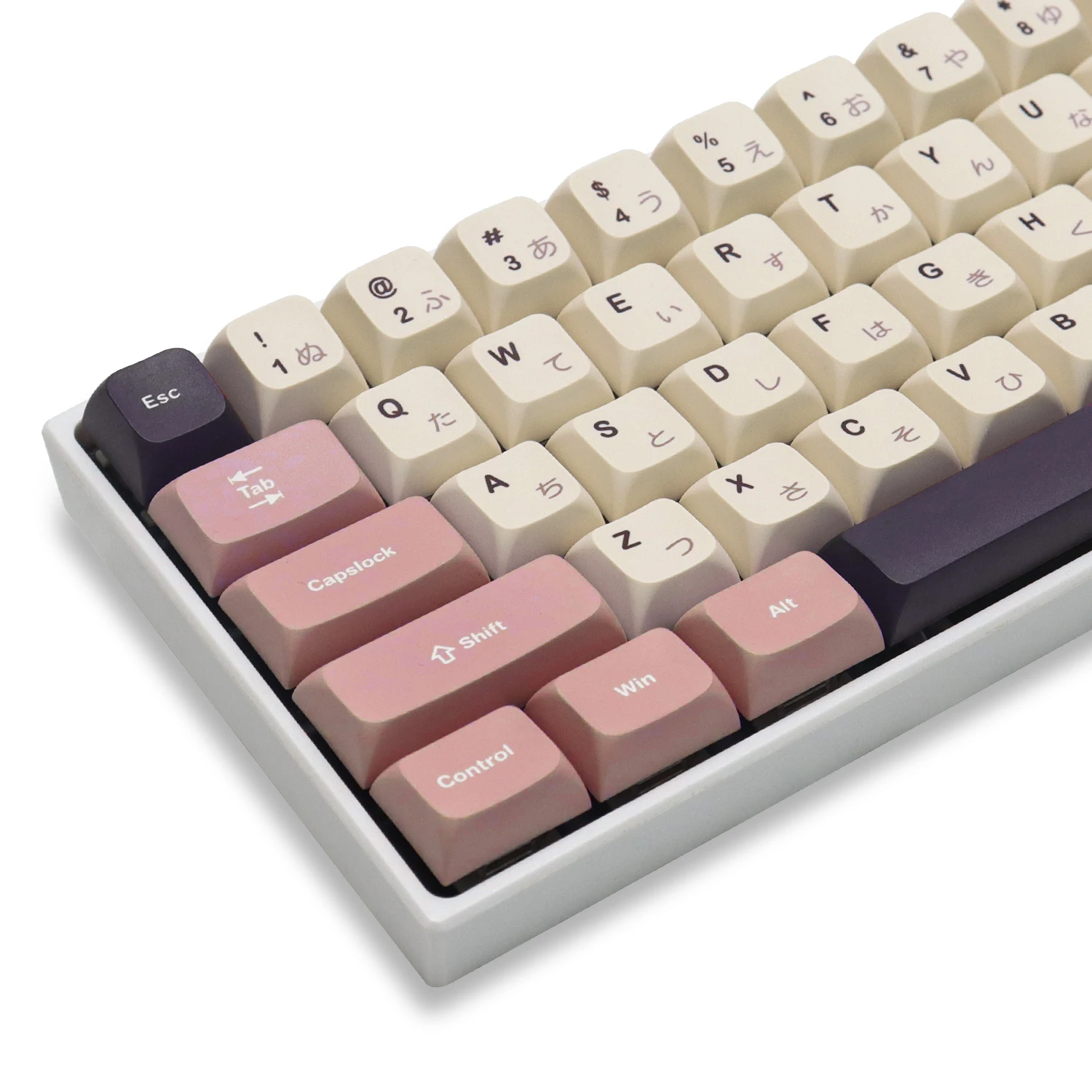 123 Keys PBT Custom DIY Keycap XVX Profile Pink Japaness Keycaps with Puller for GH60/RK61/GK64/Womier66/ALT61/87/104 Keyboards
123 Keys PBT Custom DIY Keycap XVX Profile Pink Japaness Keycaps with Puller for GH60/RK61/GK64/Womier66/ALT61/87/104 Keyboards