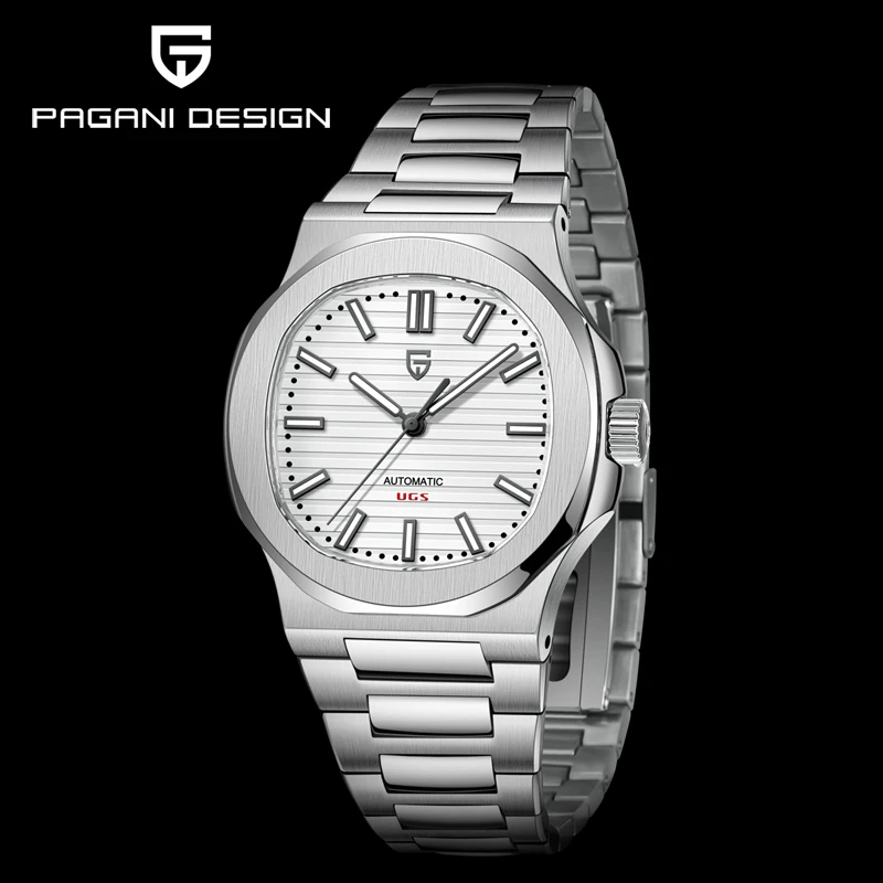 

PAGANI DESIGN Mens Watches Seagull ST6 Sapphire Mechanical Automatic Winding Watch Stainless Steel Waterproof Relogio Masculino