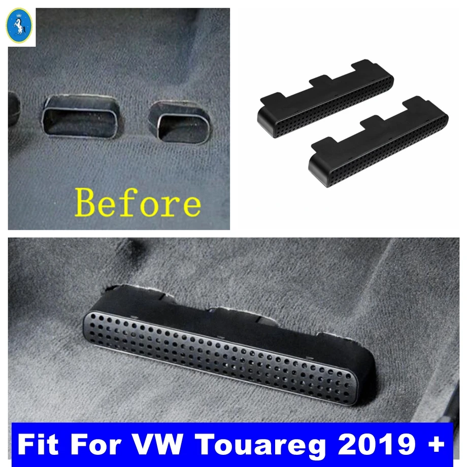 

Car Seat Bottom AC Air Duct Vent Anti-blocking Plastic Protection Cover Kit For VW Volkswagen Touareg 2019 - 2023 Accessories