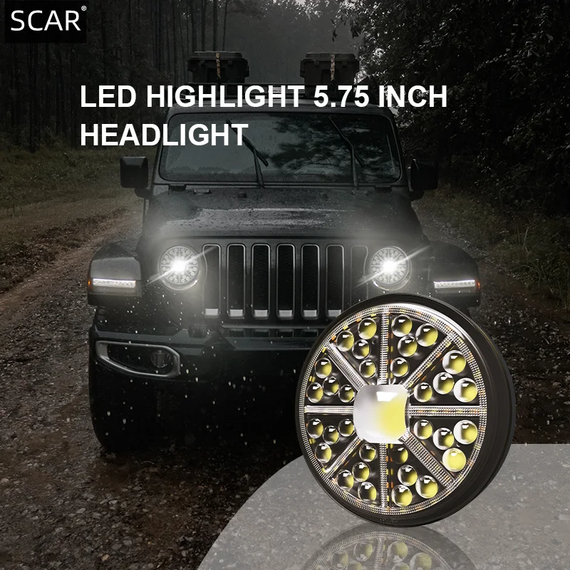 07-17 Jeep Wrangler Round Headlight LED 7 inch 5 inch Electric Headlight Spotlight Bumper Light Roof Work Light Fog Lights
07-17 Jeep Wrangler Round Headlight LED 7 inch 5 inch Electric Headlight Spotlight Bumper Light Roof Work Light Fog Lights