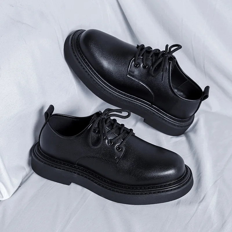 men's casual original leather shoes lace-up derby shoe business wedding formal dress black tide platform footwear zapatos hombre
men's casual original leather shoes lace-up derby shoe business wedding formal dress black tide platform footwear zapatos hombre