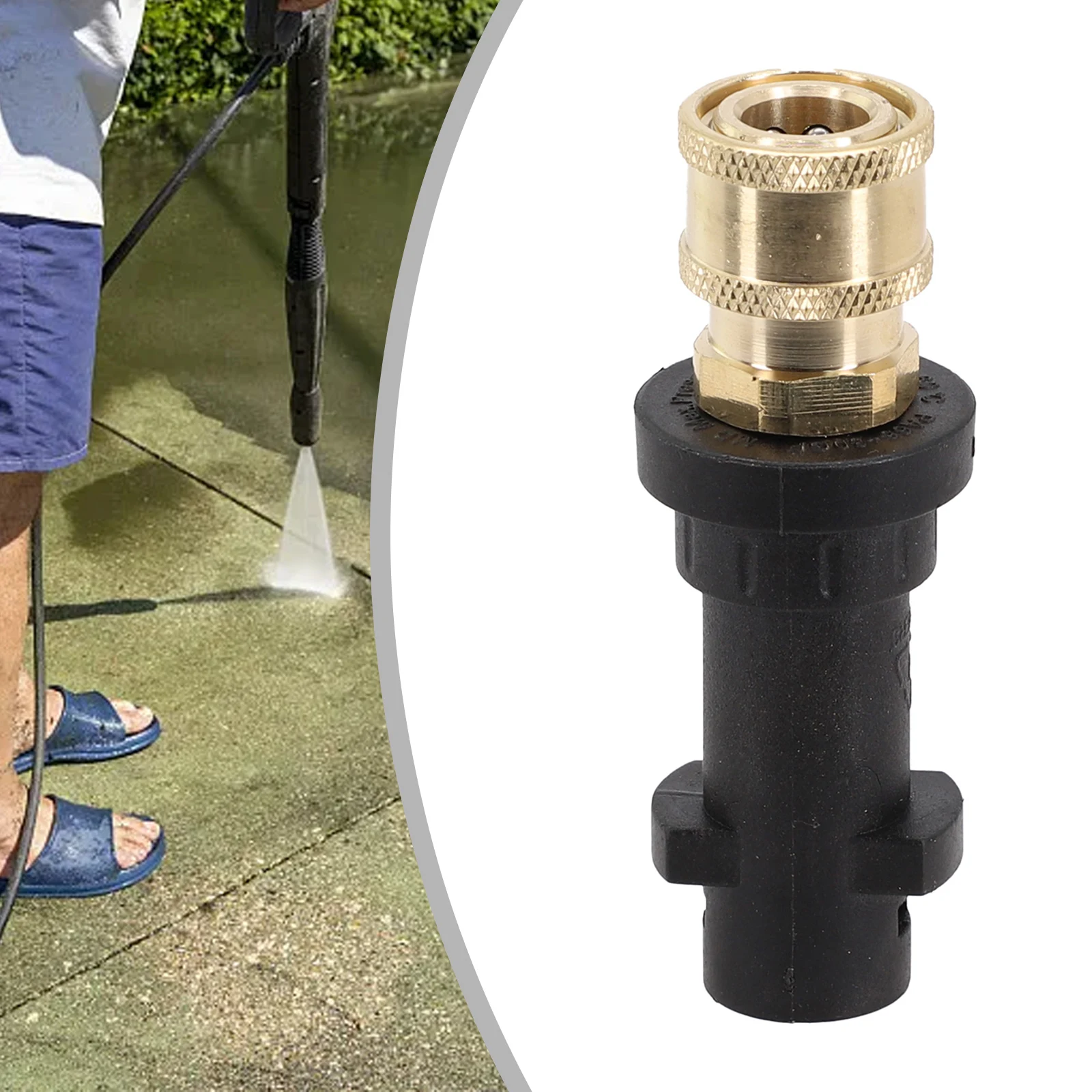 1pc Pressure Washer Adapter 1/4 Quick Connect For K2 K3 K4 K5 K6 K7 Brass 11.8mm High Quality Cleaning Tool Accessories
1pc Pressure Washer Adapter 1/4 Quick Connect For K2 K3 K4 K5 K6 K7 Brass 11.8mm High Quality Cleaning Tool Accessories