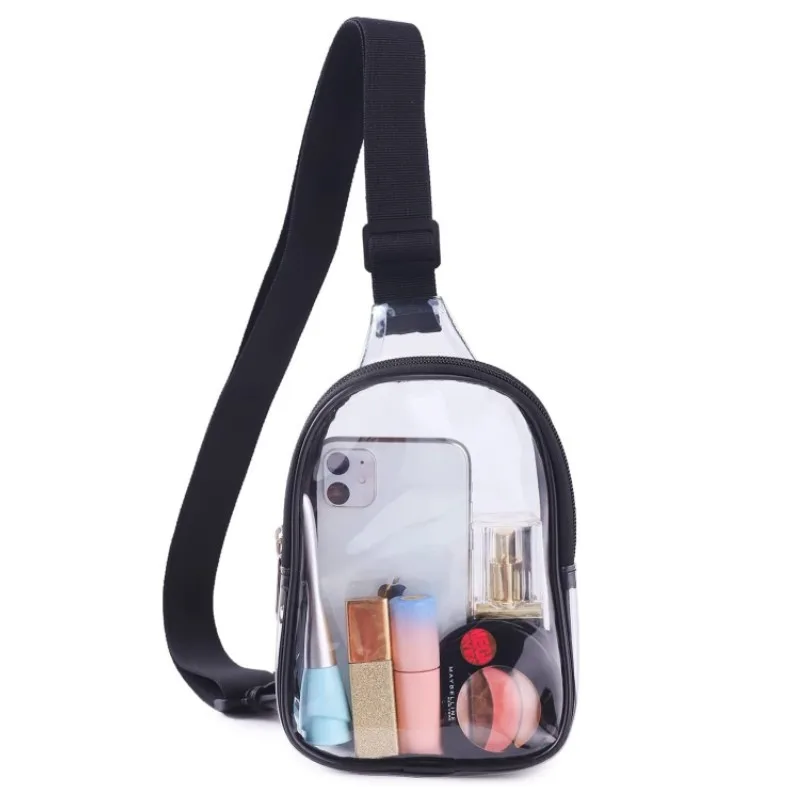 New PVC transparent chest for men and women outdoor sports waterproof mini travel crossbody shoulder bag
New PVC transparent chest for men and women outdoor sports waterproof mini travel crossbody shoulder bag