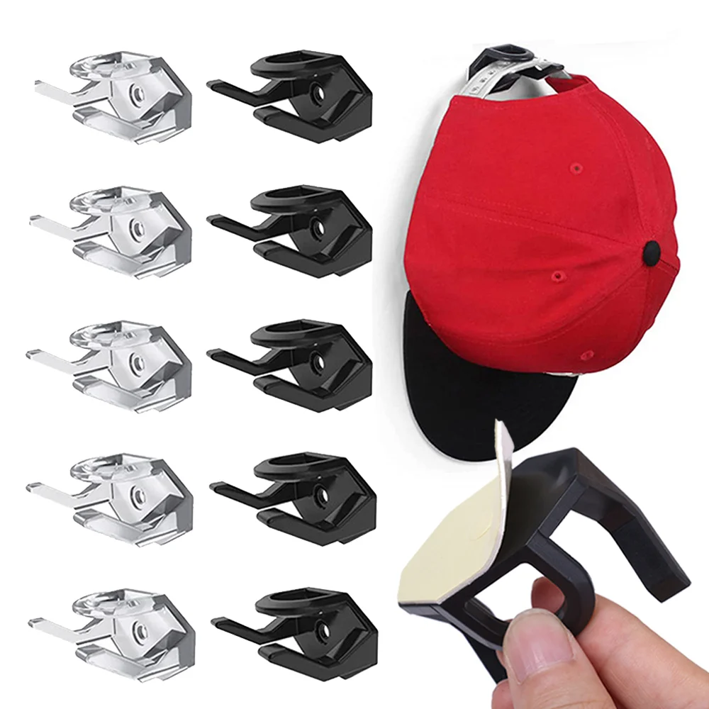 5/10pcs Hat Racks Self Adhesive Baseball Caps Hooks Wall Mount Hats Organizer Caps Holder for Door Wall Closet Storage Hanger
5/10pcs Hat Racks Self Adhesive Baseball Caps Hooks Wall Mount Hats Organizer Caps Holder for Door Wall Closet Storage Hanger