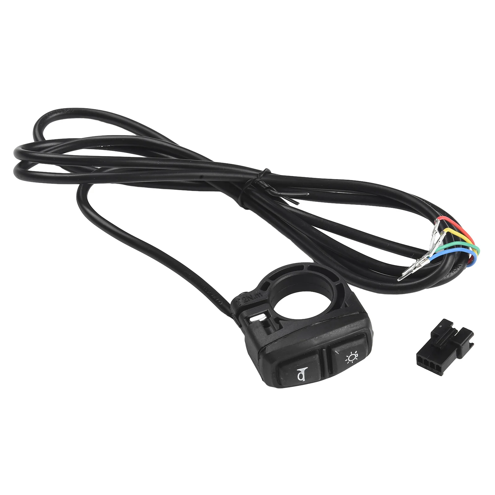 12V-72V Escooter Scooter Lamp Headlight Horn DK226 2IN1 Switch Ebike 150CM Cable Length Electric Bike Accessories
12V-72V Escooter Scooter Lamp Headlight Horn DK226 2IN1 Switch Ebike 150CM Cable Length Electric Bike Accessories
