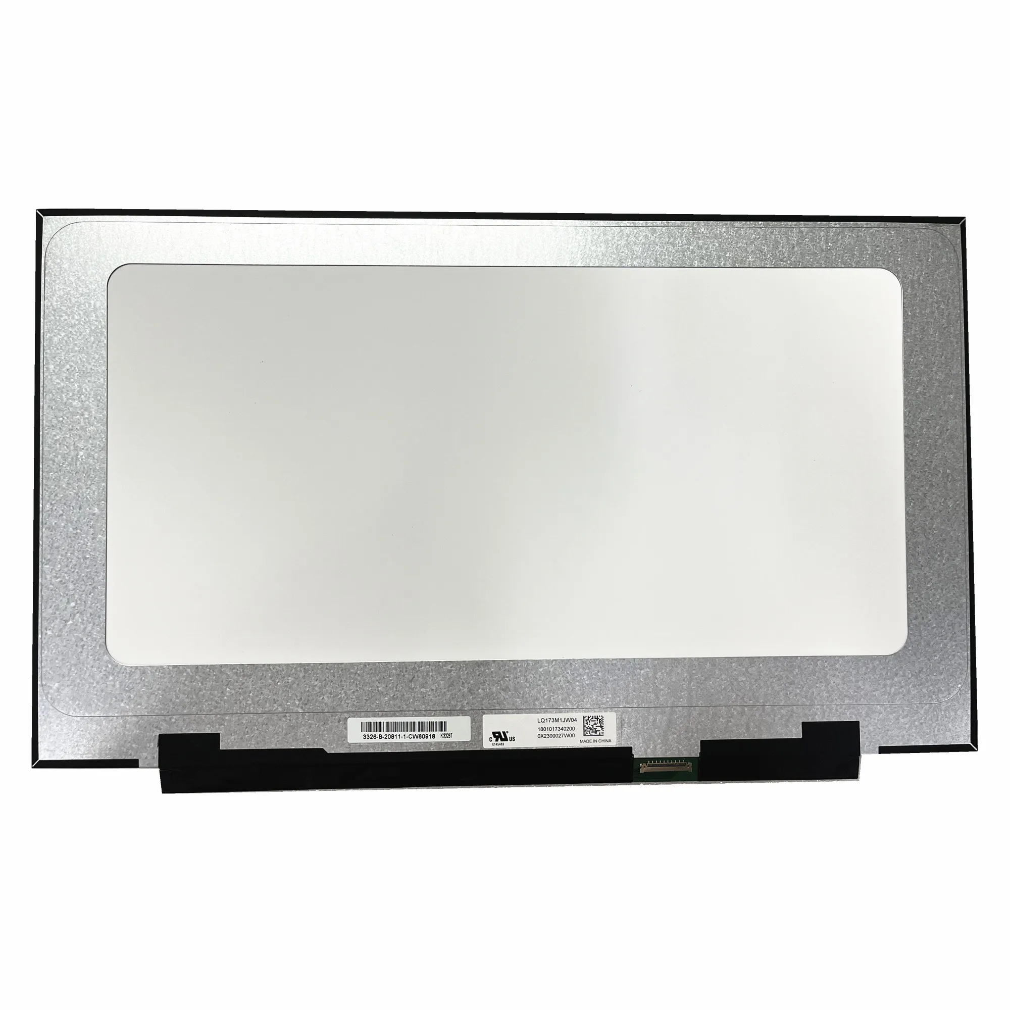 Матрица ЖК-экрана ноутбука LQ173M1JW04 17,3 ''IPS 300 Гц, матрица 1920*1080 EDP, 40 контактов
Матрица ЖК-экрана ноутбука LQ173M1JW04 17,3 ''IPS 300 Гц, матрица 1920*1080 EDP, 40 контактов