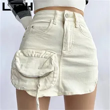 LTPH Tooling style pocket denim skirt women streetwear sexy package hip high waist side slit mini cropped skirts spring 2022 new
LTPH Tooling style pocket denim skirt women streetwear sexy package hip high waist side slit mini cropped skirts spring 2022 new