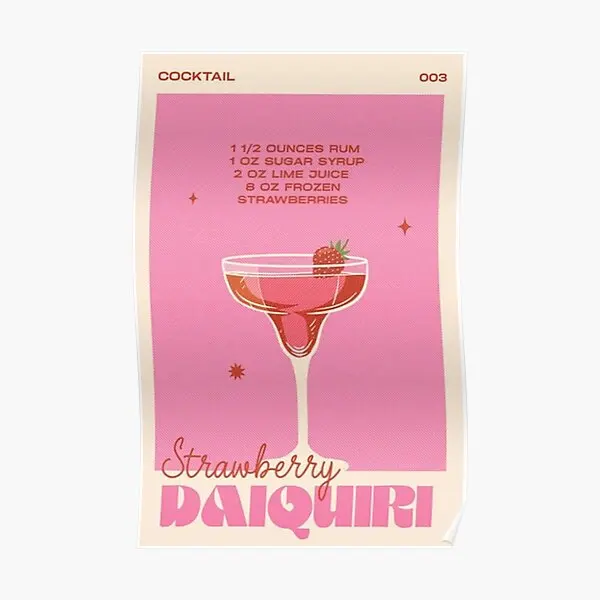 The Cocktail Strawberry Daiquiri Poster Decor Decoration Home Mural Room Modern Vintage Art Funny Picture Wall No Frame
The Cocktail Strawberry Daiquiri Poster Decor Decoration Home Mural Room Modern Vintage Art Funny Picture Wall No Frame