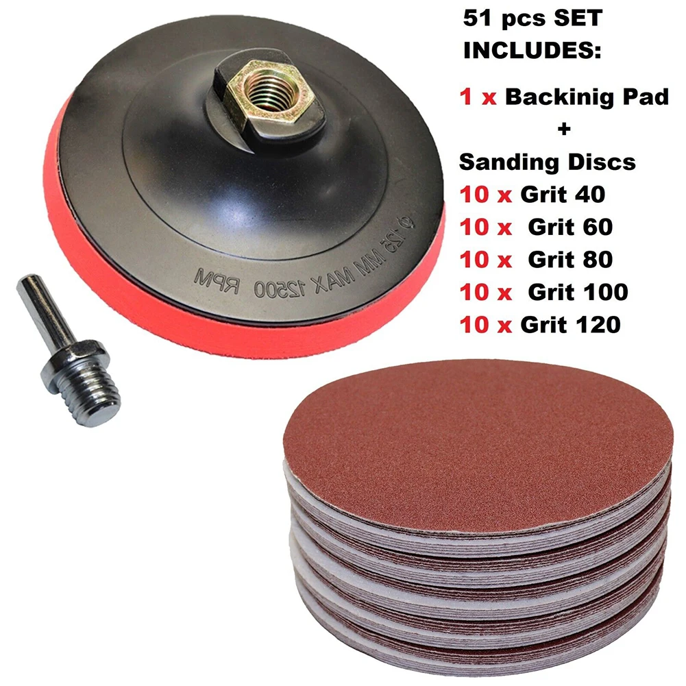 51Pcs Car Sanding Disc Kit Hook-Loop Car Drill Grinder Backing Pad 40-120 Grit Abrasive Polishing Pad Kit Sanding Discs Pads
51Pcs Car Sanding Disc Kit Hook-Loop Car Drill Grinder Backing Pad 40-120 Grit Abrasive Polishing Pad Kit Sanding Discs Pads