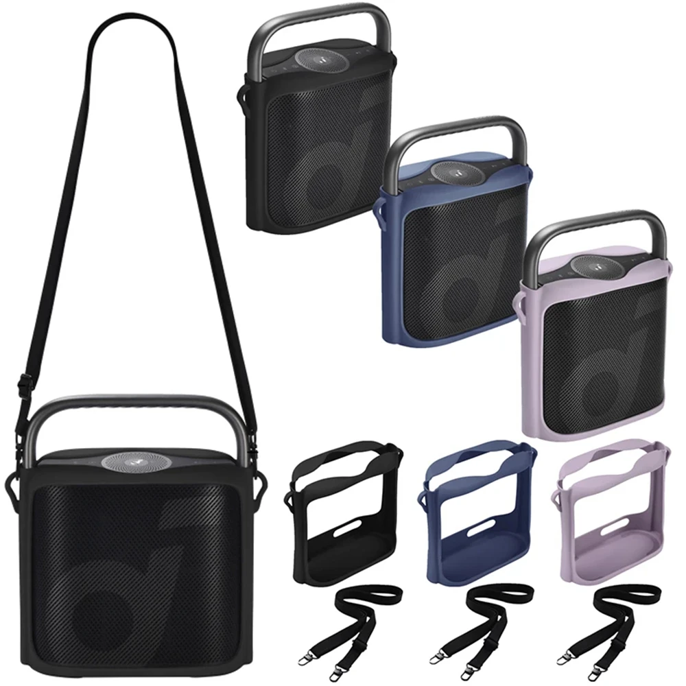 Silicone Case Cover for Anker Soundcore Motion X500 Bluetooth-Compatible Speaker, Travel Carrying Protective with Shoulder Strap
Silicone Case Cover for Anker Soundcore Motion X500 Bluetooth-Compatible Speaker, Travel Carrying Protective with Shoulder Strap