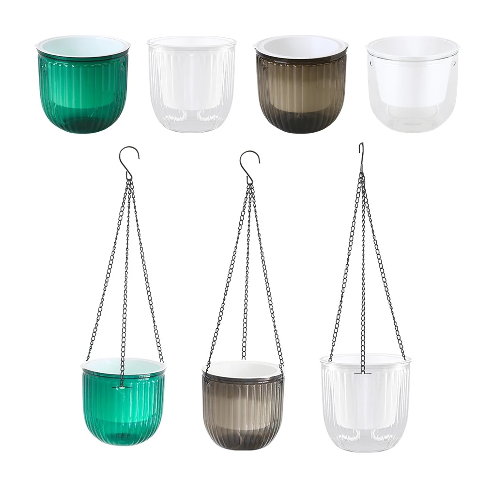 

Convenient And Safe Hanging Flowerpot With Wide Application In Home And Office On Desktop Hydroponic Emerald No Chain 11 3cm