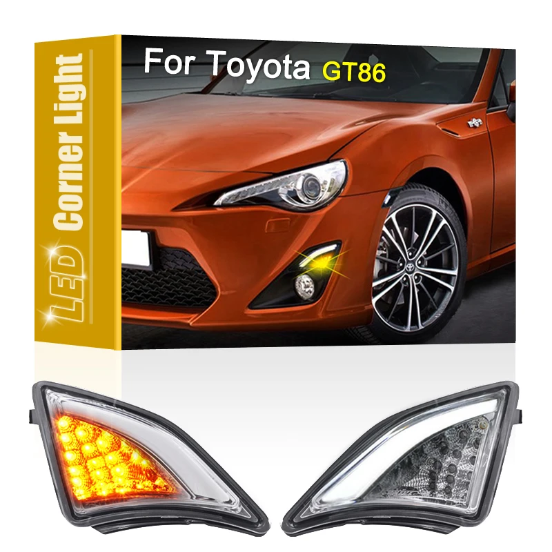 2Pcs Clear Lens Front LED Corner Lamp Assembly Turn Signal With DRL Position Light For Toyota GT86 2013 2014 2015 2016 2017-UP
2Pcs Clear Lens Front LED Corner Lamp Assembly Turn Signal With DRL Position Light For Toyota GT86 2013 2014 2015 2016 2017-UP