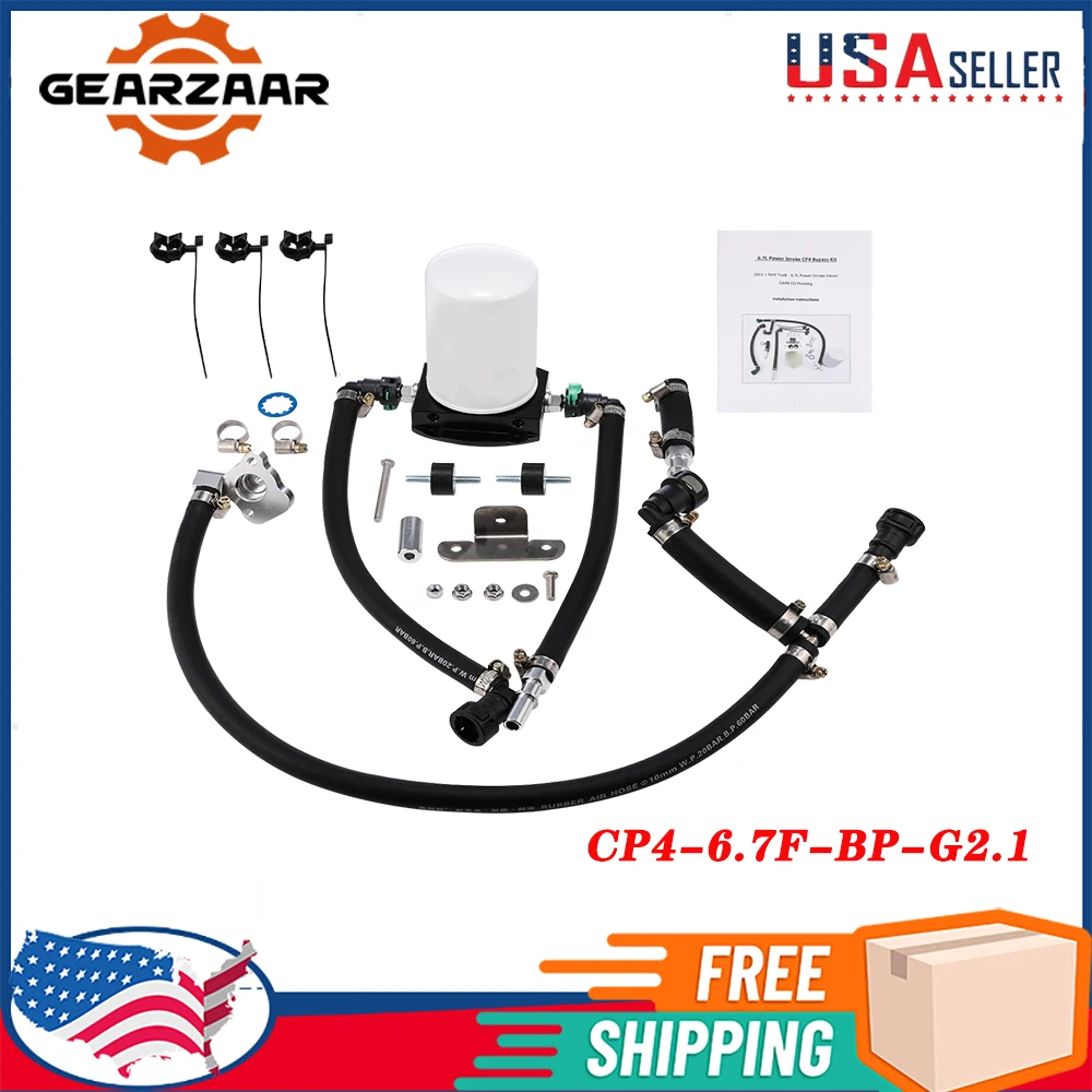 CP4.2 High Efficiency Disaster Prevention Bypass Kit Gen2.1 SET For Ford 2011 -2022 6.7L Powerstroke Diesel CP4-6.7F-BP-G2.1
CP4.2 High Efficiency Disaster Prevention Bypass Kit Gen2.1 SET For Ford 2011 -2022 6.7L Powerstroke Diesel CP4-6.7F-BP-G2.1