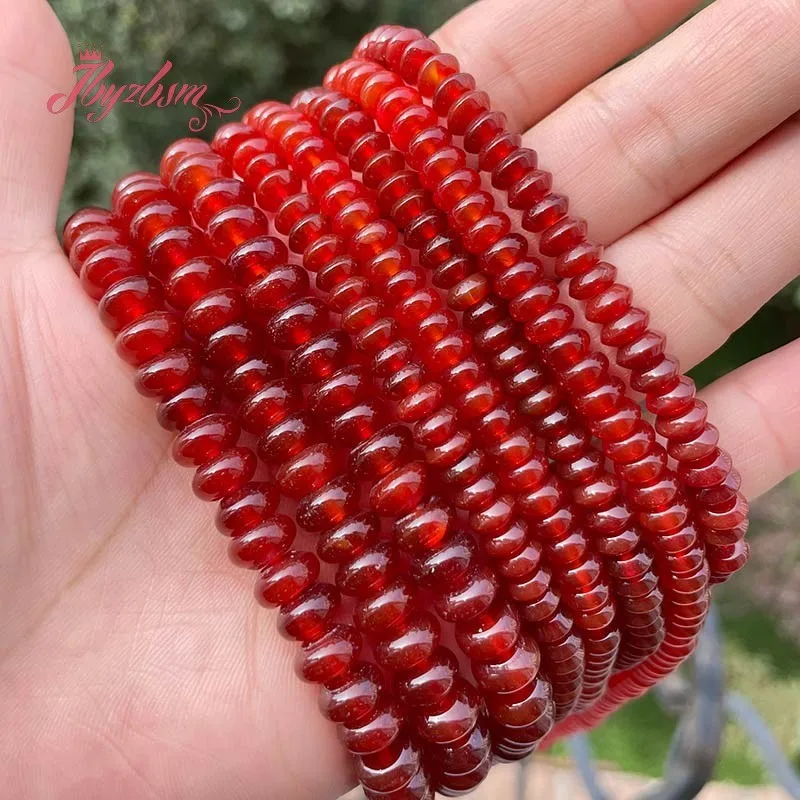 3x6.4x8mm Smooth Rondelle Abacus Red Agate Spacer Beads for DIY Accessories Charms Design Jewelry Making Bracelet Necklace 15"
3x6.4x8mm Smooth Rondelle Abacus Red Agate Spacer Beads for DIY Accessories Charms Design Jewelry Making Bracelet Necklace 15"