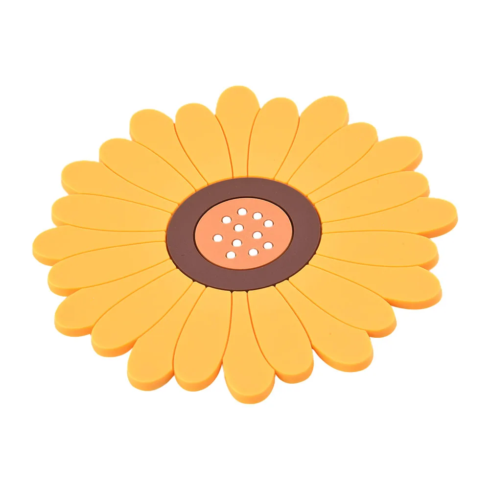 PVC Sunflower Mat Dining Table Anti-scalding Heat Insulation Mat Anti-slip Pot Rack Can Be Hung For Countertop Kichen Accessorie
PVC Sunflower Mat Dining Table Anti-scalding Heat Insulation Mat Anti-slip Pot Rack Can Be Hung For Countertop Kichen Accessorie