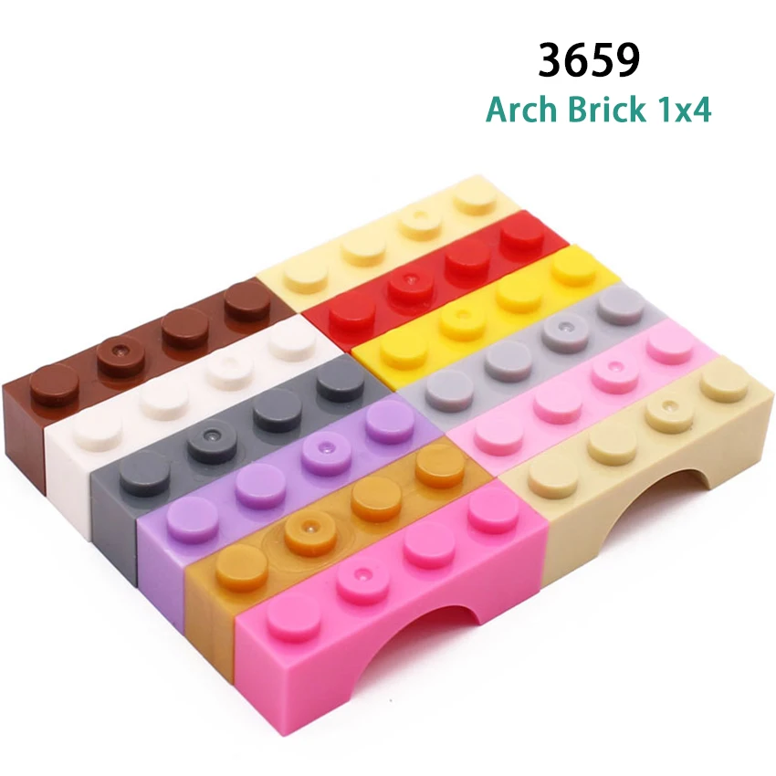 Building Blocks Arch Brick 1x4 Technological DIY Bending Plates 40/20/10pcs Creative Educational Toy for Children 3659
Building Blocks Arch Brick 1x4 Technological DIY Bending Plates 40/20/10pcs Creative Educational Toy for Children 3659
