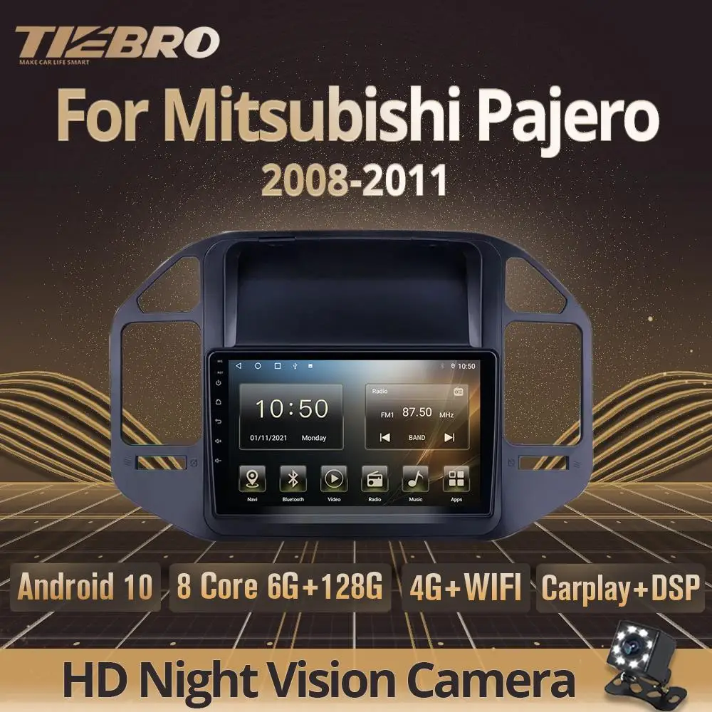 Автомагнитола Tiebro для Mitsubishi Pajero V73 V68 2008-2011 2DIN Android 10 Автомобильный GPS-навигатор DSP Carplay автомобильный мультимедийный плеер IGO
Автомагнитола Tiebro для Mitsubishi Pajero V73 V68 2008-2011 2DIN Android 10 Автомобильный GPS-навигатор DSP Carplay автомобильный мультимедийный плеер IGO