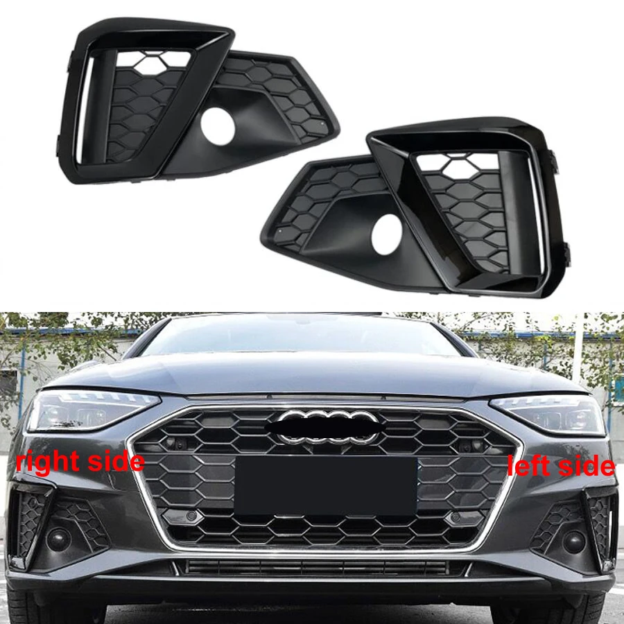 For Audi A4L Sports Version 2020 2021 2022 Fog Lamp Cover Front Lower Bumper Car Fog Light Cover Vent Grille All Black
For Audi A4L Sports Version 2020 2021 2022 Fog Lamp Cover Front Lower Bumper Car Fog Light Cover Vent Grille All Black