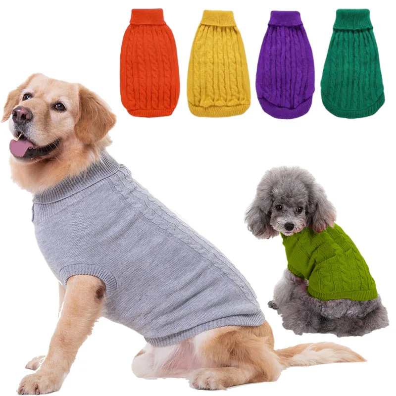 Winter Dog Sweater for Small Large Dogs Solid Candy Color Dog Clothes Puppy Cat Vest Chihuahua French Bulldog Outfits Costume
Winter Dog Sweater for Small Large Dogs Solid Candy Color Dog Clothes Puppy Cat Vest Chihuahua French Bulldog Outfits Costume