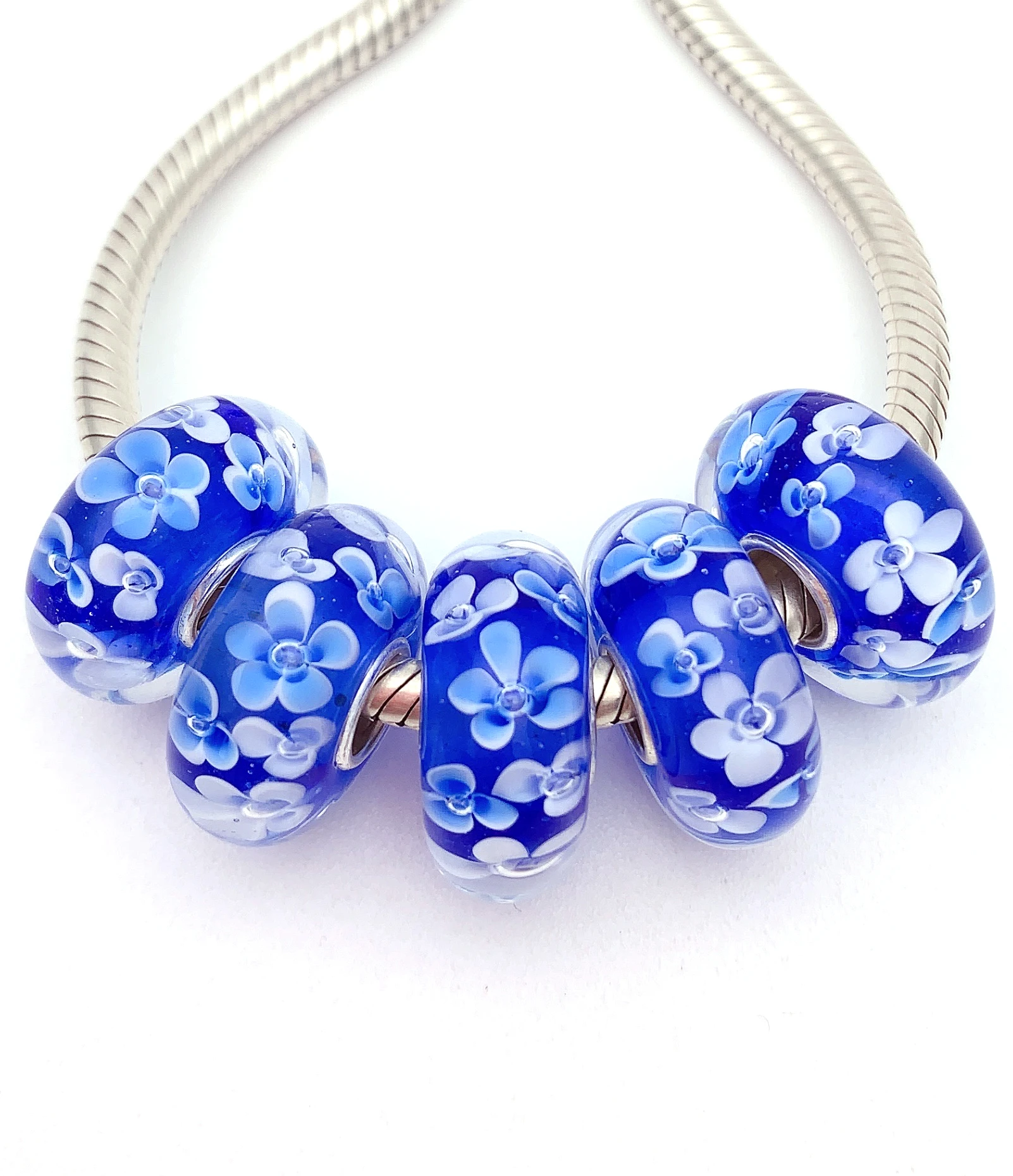 JGWGT18 5X 100% S925 Sterling Silver Beads Murano GlassBeads Fit European Charms Bracelet DIY Jewelry LampWork Handmade
JGWGT18 5X 100% S925 Sterling Silver Beads Murano GlassBeads Fit European Charms Bracelet DIY Jewelry LampWork Handmade