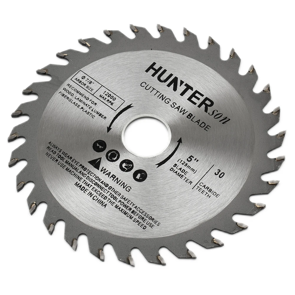 5inch Circular Carbide Tipped Saw Blade Wood Cutting Disc 30T For 5-inch Angle Grinder Or Woodworking Table
5inch Circular Carbide Tipped Saw Blade Wood Cutting Disc 30T For 5-inch Angle Grinder Or Woodworking Table