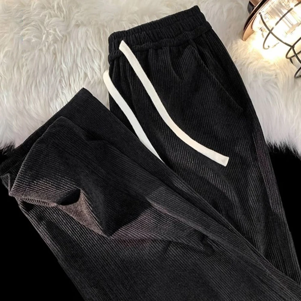 Allmatch Men's Loose Straight Sweatpants Corduroy Baggy Trousers for Casual Sports and Training Drawstring Waist
Allmatch Men's Loose Straight Sweatpants Corduroy Baggy Trousers for Casual Sports and Training Drawstring Waist
