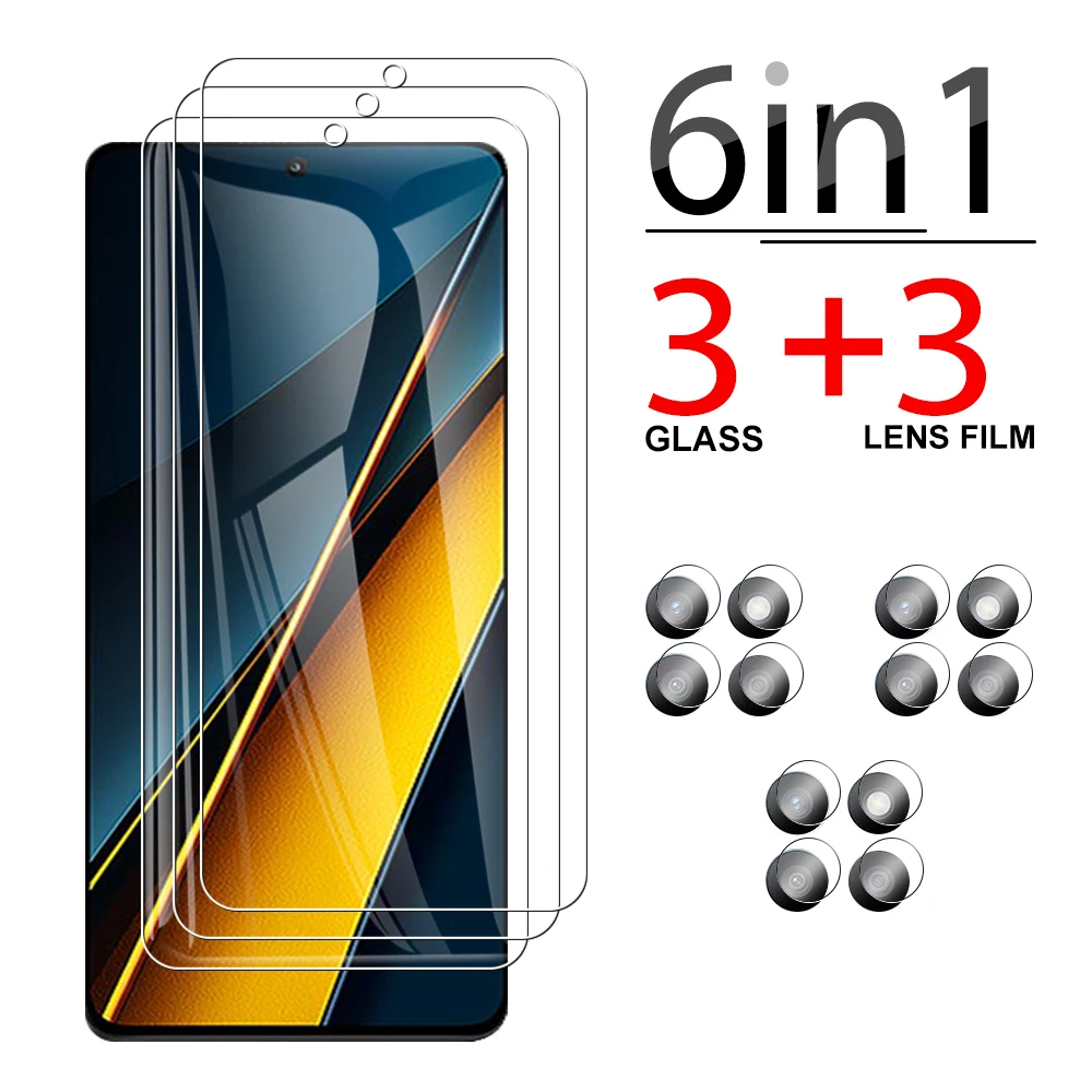 6in1 Anti-Scratch Lens Screen Protector For Xiaomi Poco X6 Pro tempered glass pocophone X6pro X 6pro 6.67 inch protective glass
6in1 Anti-Scratch Lens Screen Protector For Xiaomi Poco X6 Pro tempered glass pocophone X6pro X 6pro 6.67 inch protective glass