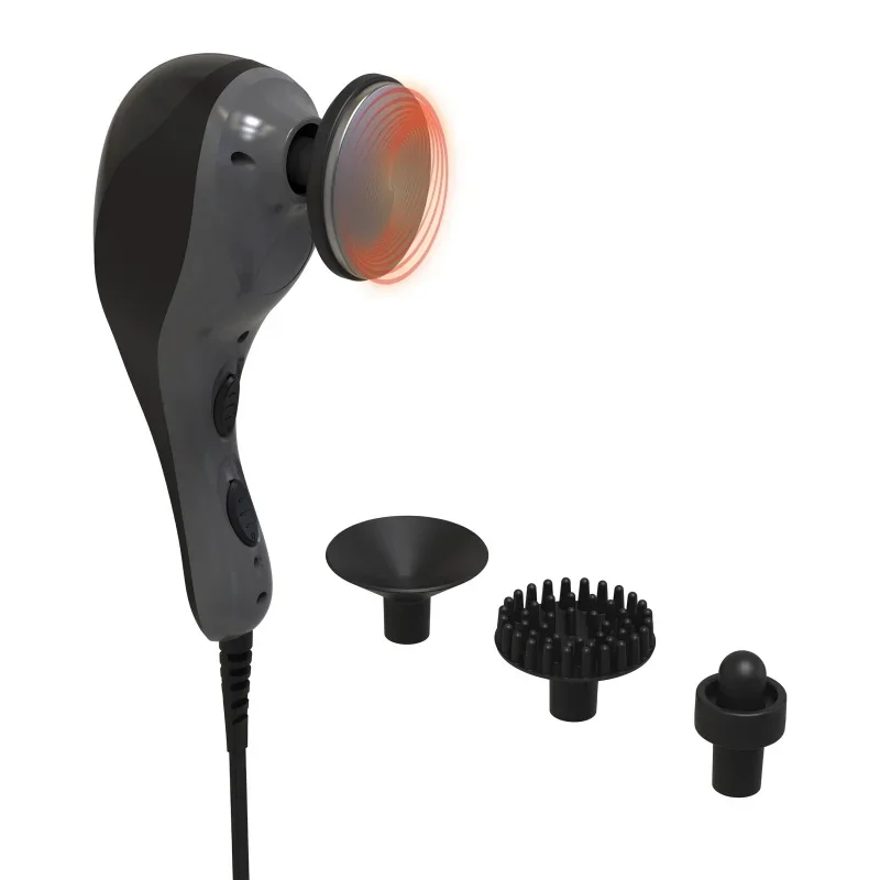 FitRx Heat Therapy Neck and Back Massager, Handheld Massage Gun with Multiple Speeds, Attachments, and Heat Settings
FitRx Heat Therapy Neck and Back Massager, Handheld Massage Gun with Multiple Speeds, Attachments, and Heat Settings