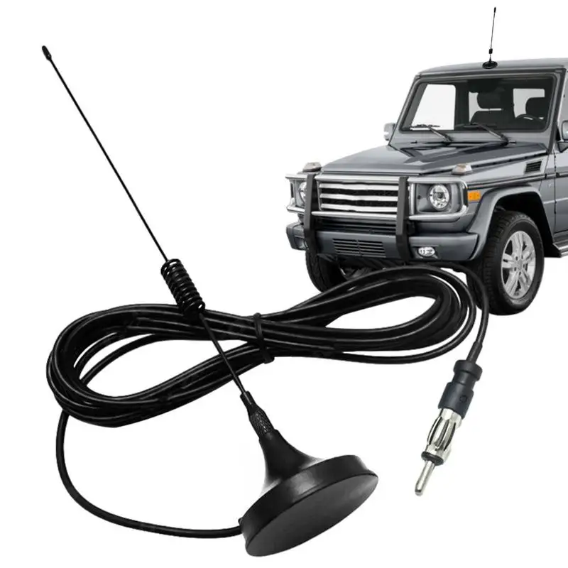 3M Car Antenna Black AM/FM Radio Antenna With Magnet Base Auto Antenna Replacement Improve Receiving Range Signal Enhancement
3M Car Antenna Black AM/FM Radio Antenna With Magnet Base Auto Antenna Replacement Improve Receiving Range Signal Enhancement