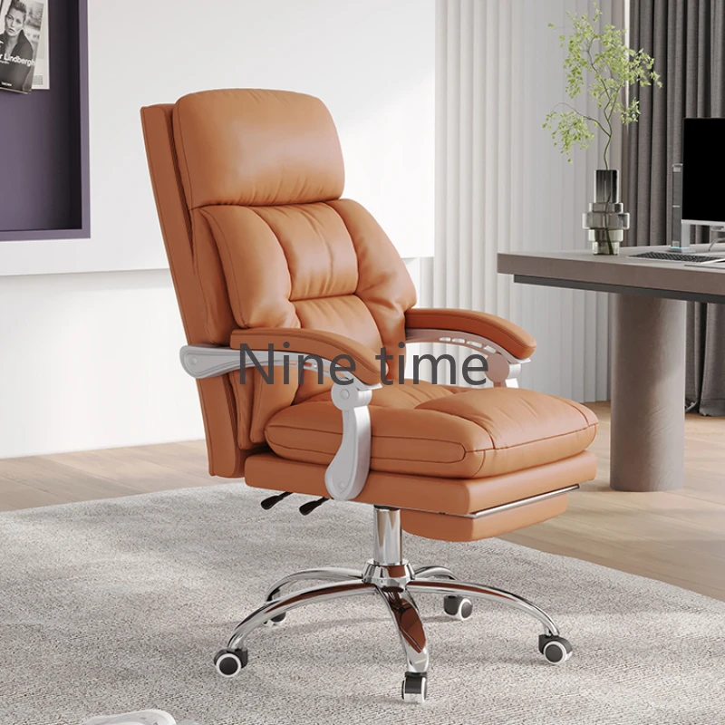 

Ergonomic Recliner Office Chairs Mobile Salon Foot Rest Relax Computer Chair Boss Shampoo Sillas De Oficina Library Furniture