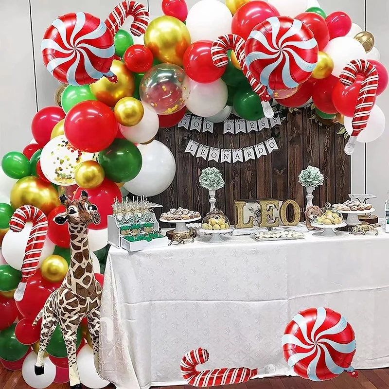 Christmas Balloon Party Decorations Candy Canes Balloon Wedding Happy Birthday Balloon Baby Shower Supplies Kids Toy Lovely Gift
Christmas Balloon Party Decorations Candy Canes Balloon Wedding Happy Birthday Balloon Baby Shower Supplies Kids Toy Lovely Gift