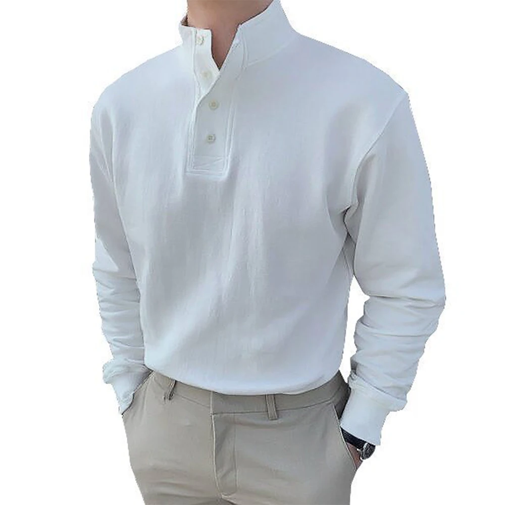 Loose Fit Solid Color Long Sleeve Dress Shirt for Men Button Down Blouse Casual (White/Black/Blue/Wine Red/Pink)
Loose Fit Solid Color Long Sleeve Dress Shirt for Men Button Down Blouse Casual (White/Black/Blue/Wine Red/Pink)