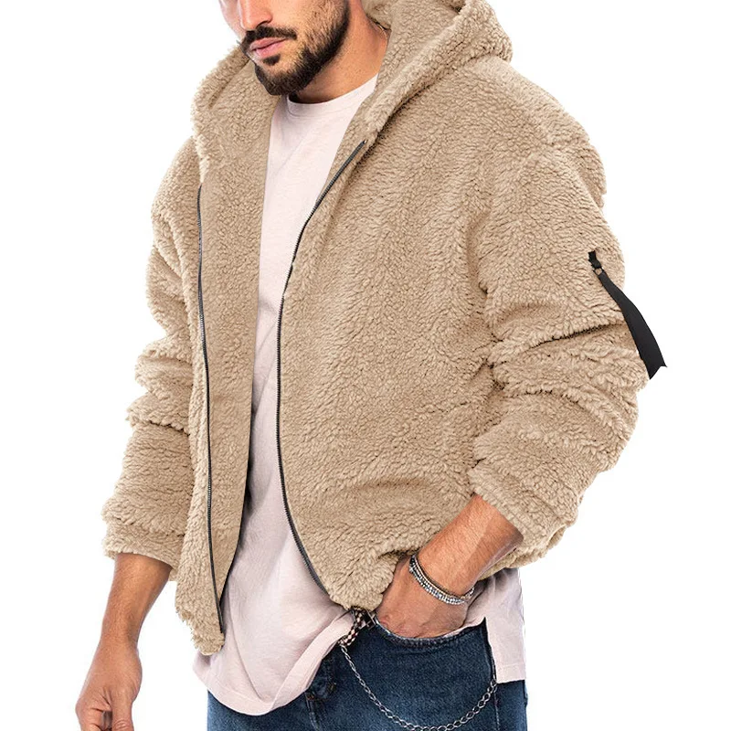 New Men's Casual Jacket Fashion Hooded Coat Autumn Winter Arctic Velvet Solid Loose Plush Warm Jacket High Street Coat Male 7 Mallzona Sbe26de3479c6449d8f100483f7084198p New Men's Casual Jacket Fashion Hooded Coat Autumn Winter Arctic Velvet Solid Loose Plush Warm Jacket High Street Coat Male Mallzona
