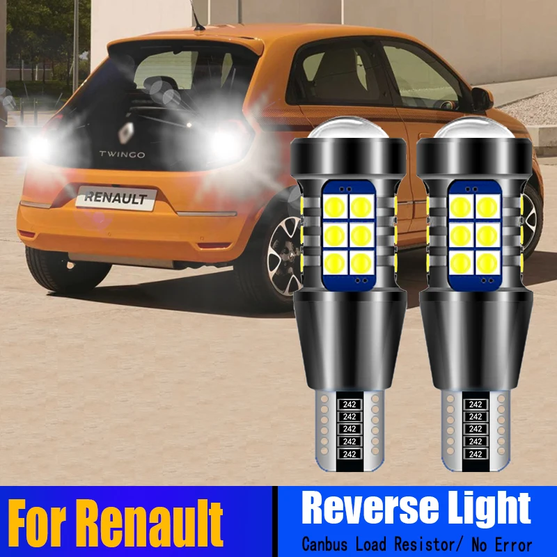 2pcs LED Reverse Light Lamp W16W T15 Canbus For Renault Twingo 2 Megane 3 4 Laguna Koleos 1 Espace 5 Grand Scenic Fluence Arkana
2pcs LED Reverse Light Lamp W16W T15 Canbus For Renault Twingo 2 Megane 3 4 Laguna Koleos 1 Espace 5 Grand Scenic Fluence Arkana