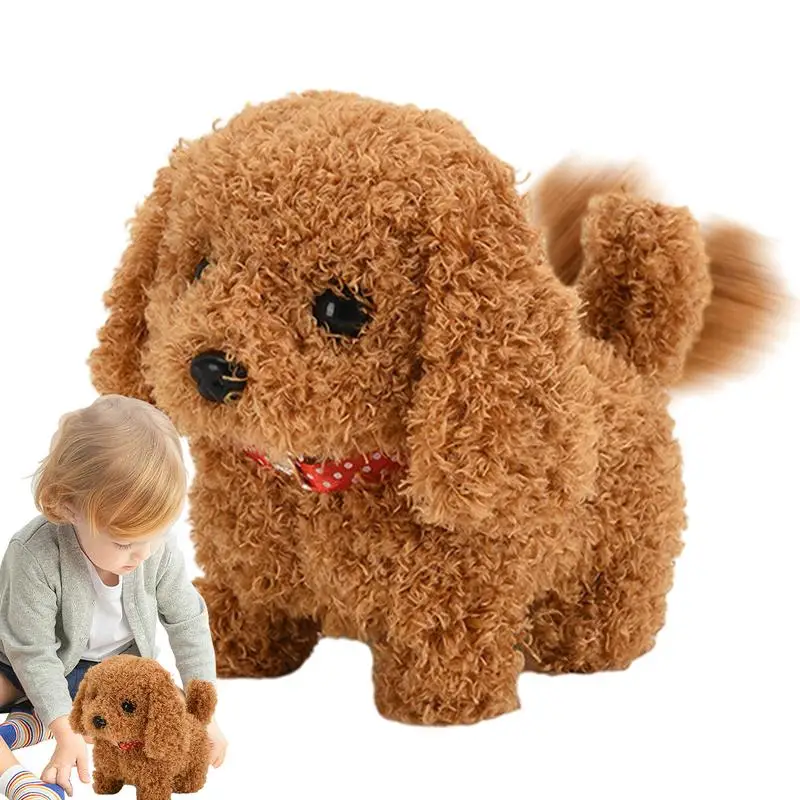 Electronic Puppy Dog Plush Head Nodding Tail Wagging Sensory Dog Doll Electronic Stuffed Animals Dog For Boys And Girls Aged 1-6
Electronic Puppy Dog Plush Head Nodding Tail Wagging Sensory Dog Doll Electronic Stuffed Animals Dog For Boys And Girls Aged 1-6