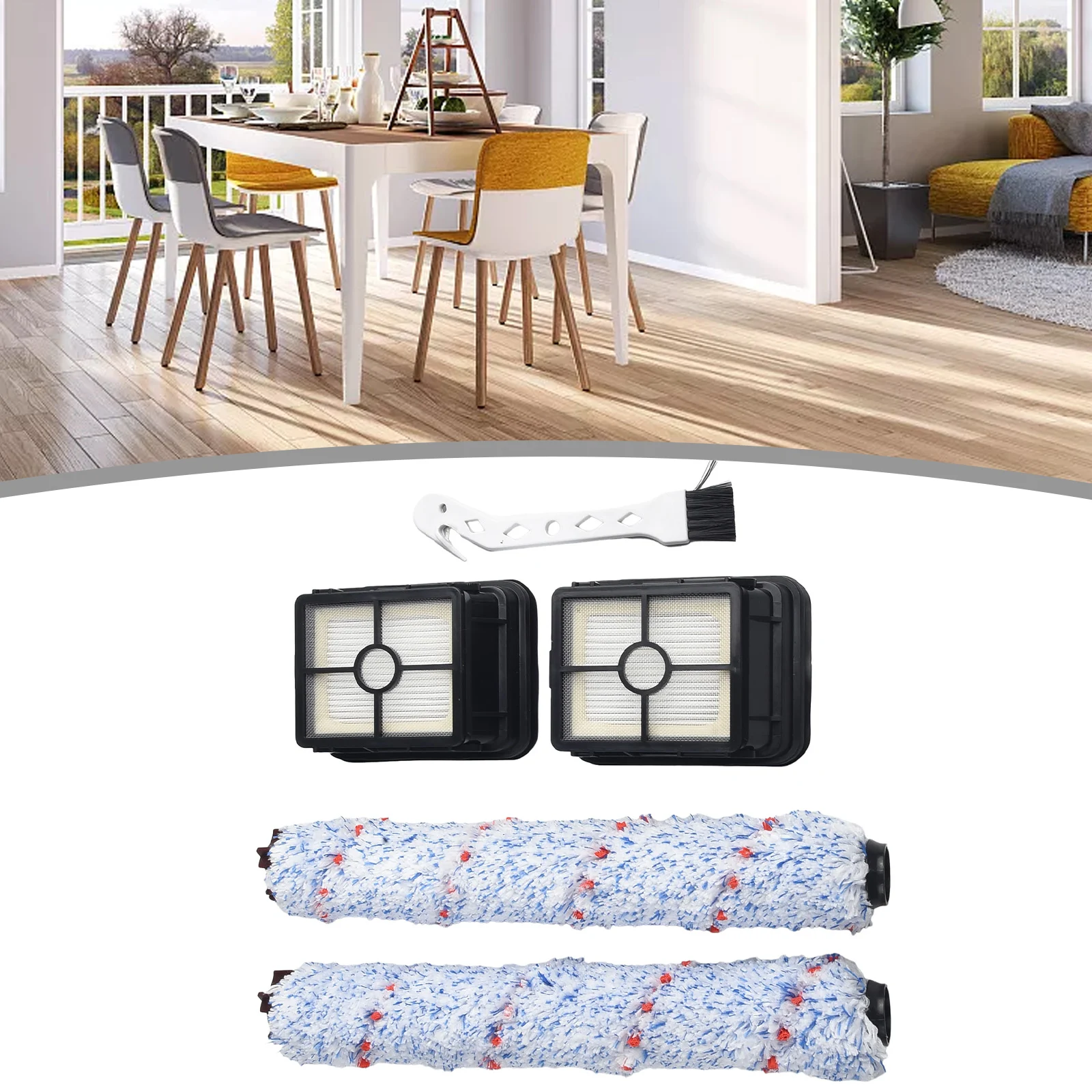 Filter Vacuum Cleaner Parts Home Dust Cleaning Tools 4pcs/set Roller Brush Vacuum Cleaner Accessories Vacuum Cleaner Filters 
Filter Vacuum Cleaner Parts Home Dust Cleaning Tools 4pcs/set Roller Brush Vacuum Cleaner Accessories Vacuum Cleaner Filters