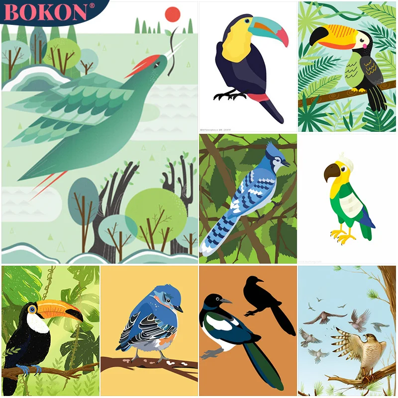 Animal 5D Diamond Painting Parrot Magpie Toucan Full Diamond Mosaic Diamond Embroidery Kit DIY Rhinestone Home Art Decoration
Animal 5D Diamond Painting Parrot Magpie Toucan Full Diamond Mosaic Diamond Embroidery Kit DIY Rhinestone Home Art Decoration