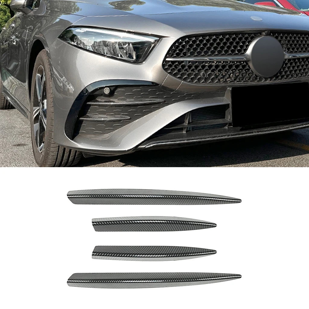 4Pcs Car Front Bumper Lip Splitter Spoiler Decorate Trim For Mercedes-Benz A-Class W177 A200 A35 AMG 2023+ Car Accessories
4Pcs Car Front Bumper Lip Splitter Spoiler Decorate Trim For Mercedes-Benz A-Class W177 A200 A35 AMG 2023+ Car Accessories