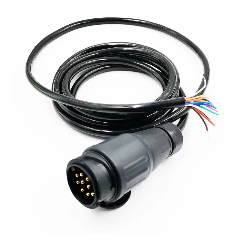 Trailer Connector Round Hole 13Pins to 7Pins 12V European Standard Wire Harness Adapter Plug Cable Connector for Truck Trailers
Trailer Connector Round Hole 13Pins to 7Pins 12V European Standard Wire Harness Adapter Plug Cable Connector for Truck Trailers