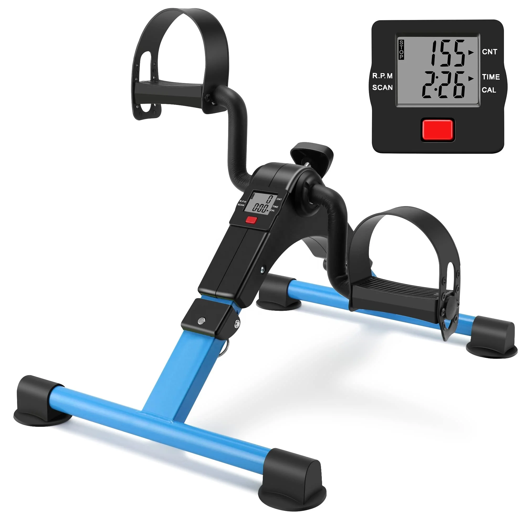 Upgrades Folding Pedal Exerciser Mini Exercise Bike Portable Peddler Under Desk Bike with LCD Display for Arms and Legs Workout
Upgrades Folding Pedal Exerciser Mini Exercise Bike Portable Peddler Under Desk Bike with LCD Display for Arms and Legs Workout